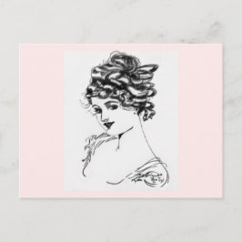 Cartão Postal Estilo De Tinta De Art Nouveau 1917 Desenho Pelo M