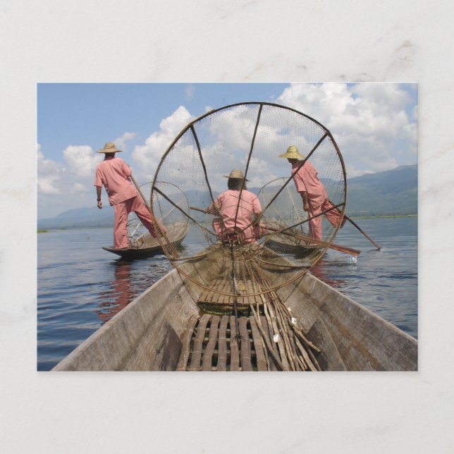 Cartão Postal Estilo de vida de Mianmar (Frente)