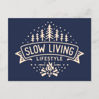 Cartão Postal Estilo de Vida Slow Living