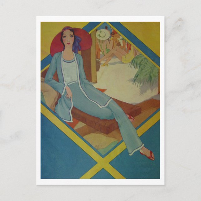 Cartão Postal Estilo de Vintage 1931 (Frente)