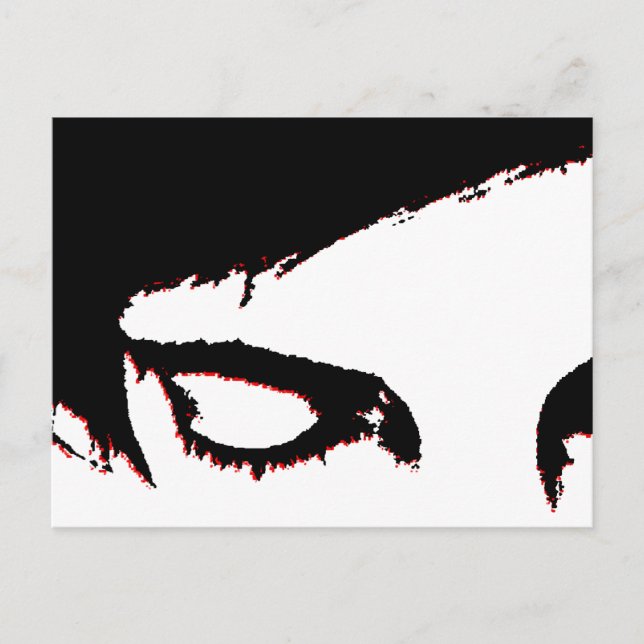 Cartão Postal estilo emo (Frente)