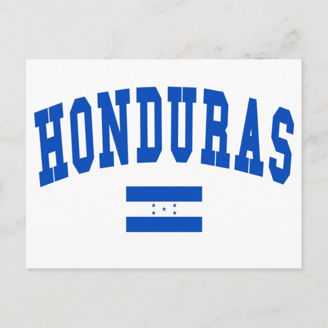 Cartão Postal Estilo Honduras (Frente)