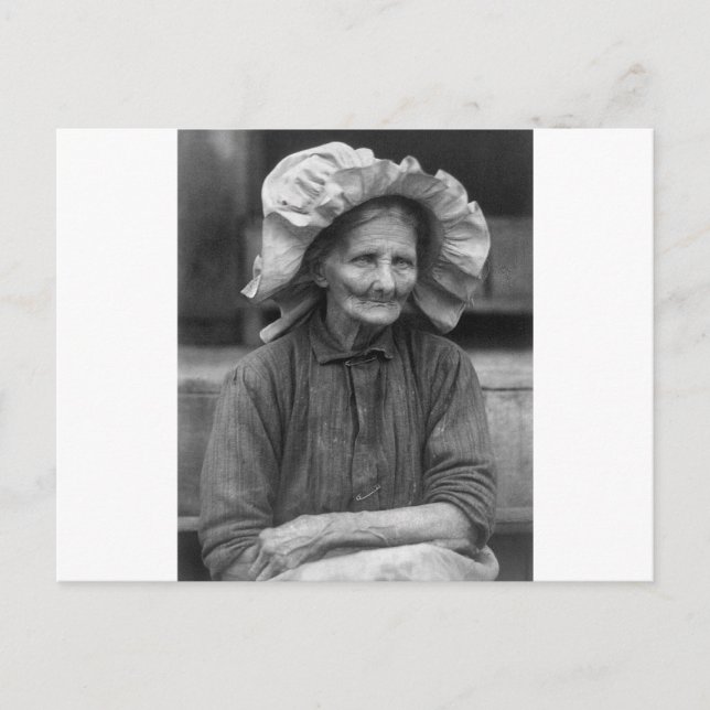 Cartão Postal Estilo Sunbonnet, 1930 (Frente)