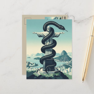 Cartão Postal Estilo WPA Rio de Janeiro