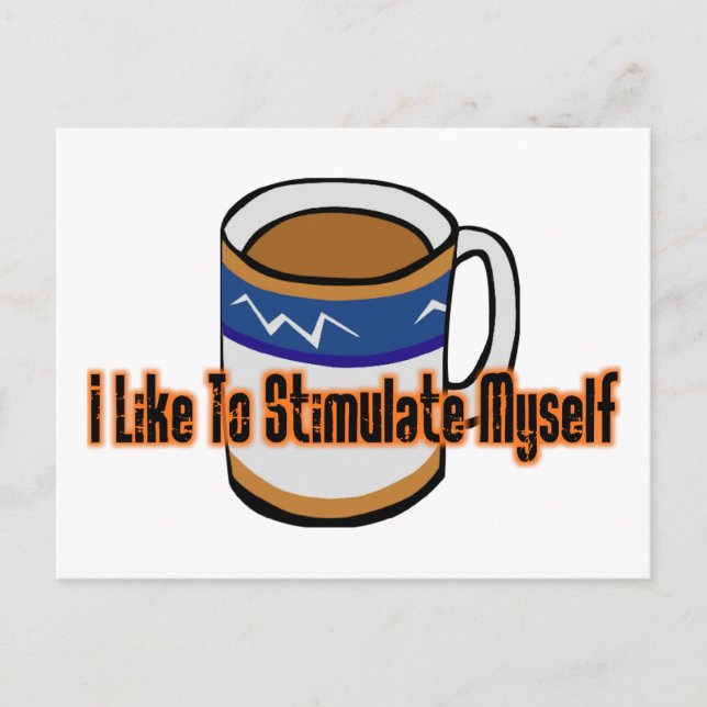 Cartão Postal Estimulação Do Café (Frente)