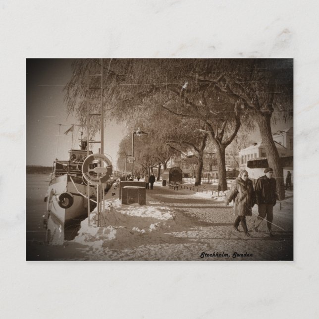 Cartão Postal Estocolmo,Suecia (Frente)