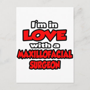 Cartão Postal Estou apaixonado por um cirurgião maxilofacial