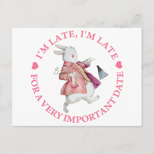 CARTÃO POSTAL ESTOU ATRASADO, ESTOU ATRASADO