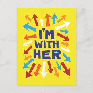 Cartão Postal Estou Com Ela