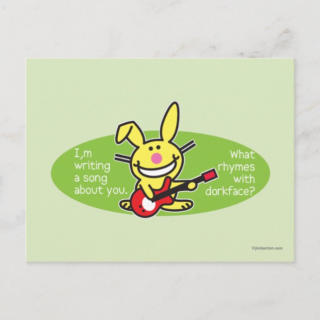 Cartão Postal Estou Escrevendo de uma canção (Frente)