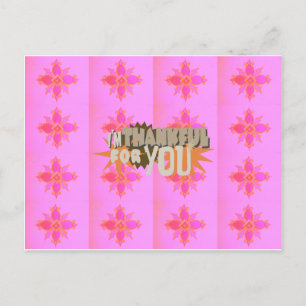 Cartão Postal Estou grato por você: Uma expressão sincera