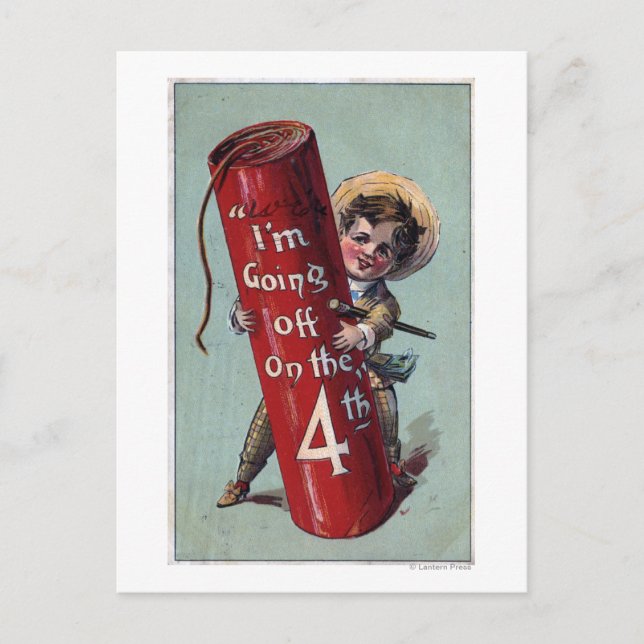 Cartão Postal Estou indo para o quarto nº 1 (Frente)