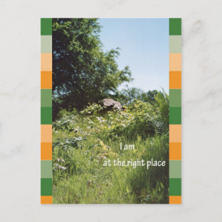 Cartão Postal Estou no lugar certo
