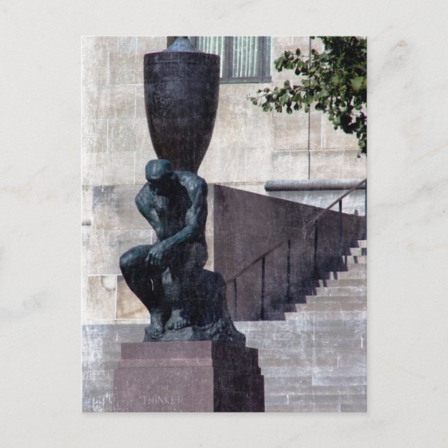 Cartão Postal Estou pensando em Kansas City (Frente)