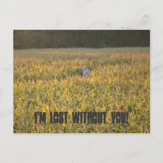 Cartão Postal Estou perdido sem você!