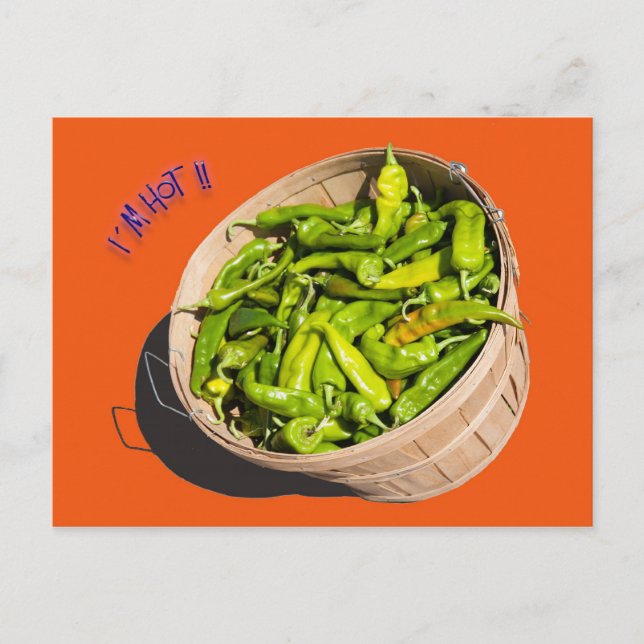 Cartão Postal Estou quente! (Frente)