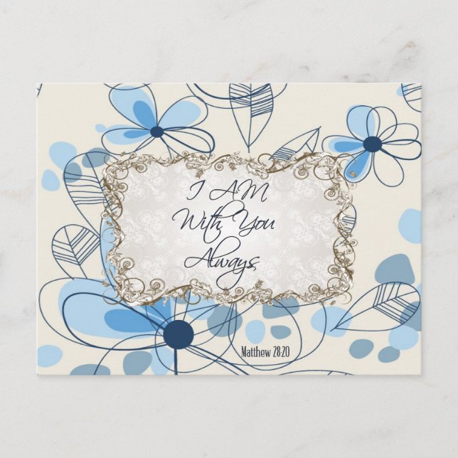 Cartão Postal "Estou Sempre Com Você" - Cartão-Postal (Frente)