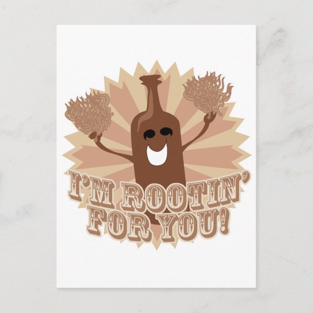 Cartão Postal Estou torcendo por você! (Frente)