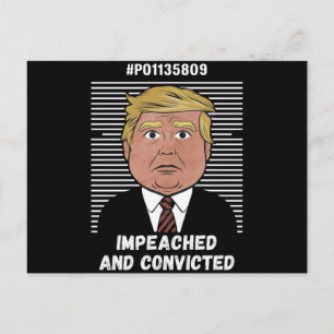 Cartão Postal Estou votando no réu condenado pró Trump 2024