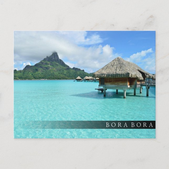 Cartão Postal Estouro sobre Bora Bora bar postal (Frente)