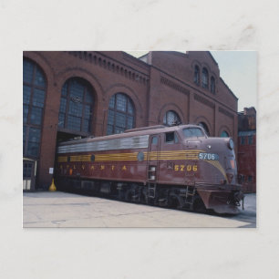 Cartão Postal Estrada de ferro da Pensilvânia EMD E-8 restaurad
