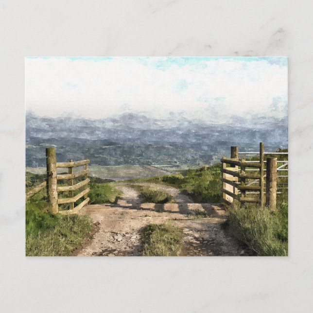 CARTÃO POSTAL ESTRADA DE MONTANHA (Frente)