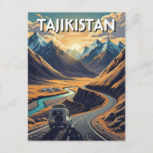 Cartão Postal Estrada do Pamir Tajiquistão Viagem 