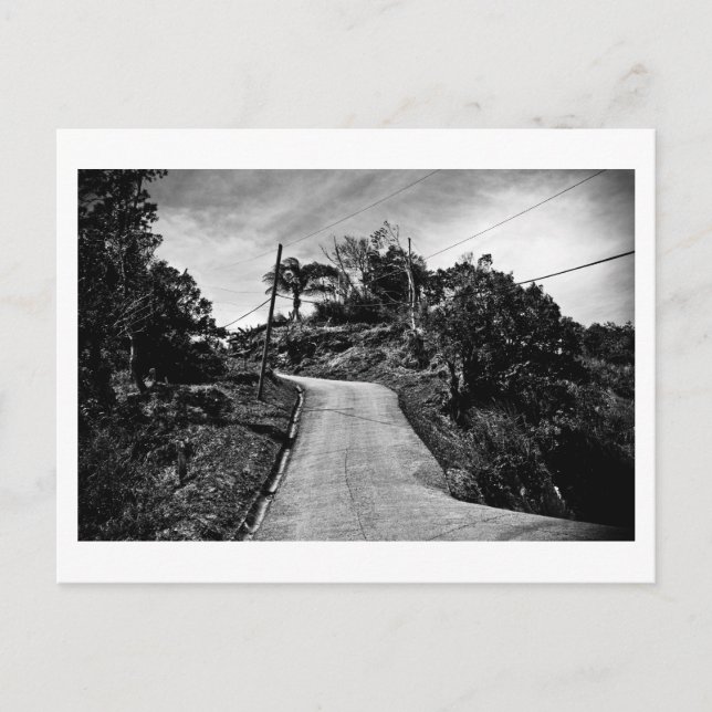Cartão Postal estrada lá em cima (Frente)