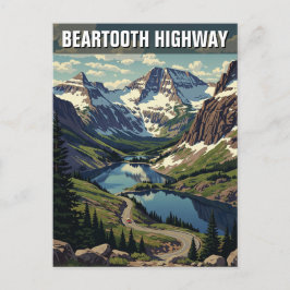 Cartão Postal Estrada Montana Beartooth