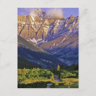 Cartão Postal Estrada Red Rock em Waterton Lakes National Park