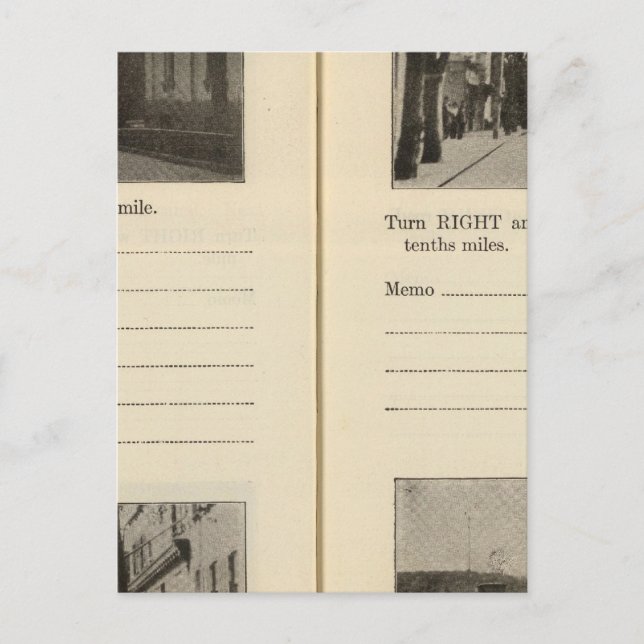 Cartão Postal Estradas de Automóveis, NY (Frente)