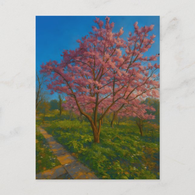 Cartão Postal Estradas do Flor - Jardim Primavera (Frente)