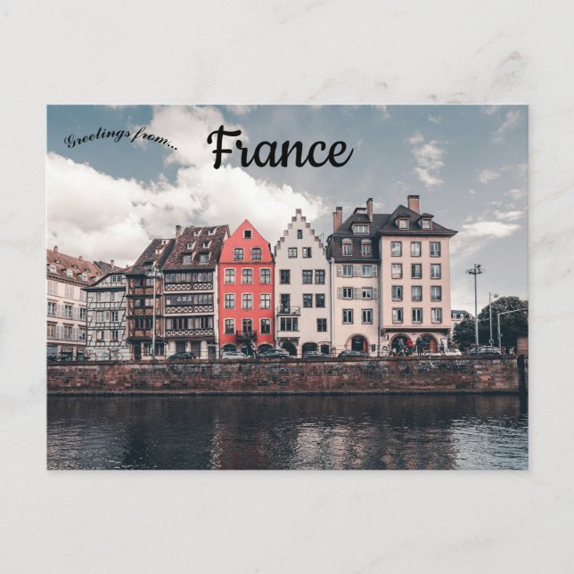 Cartão Postal Estrasburgo França (Frente)