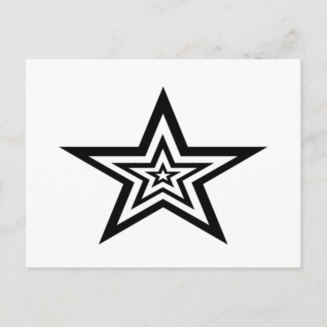 Cartão Postal Estrela (Frente)