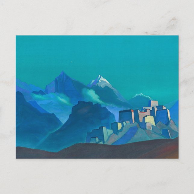 Cartão Postal Estrela da Manhã, 1932, por Nicholas Roerich (Frente)