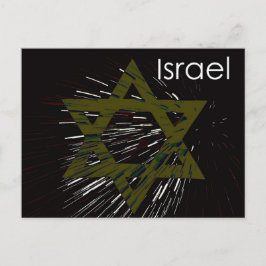 Cartão Postal estrela de Davi de Israel