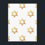 Cartão Postal Estrela de David<br><div class="desc">Estrela de David - Disponível em Azul ou Dourado. Você pode adicionar suas próprias palavras,  imagens e/ou alterar a cor de fundo usando as ferramentas de personalização do excelente do Zazzle. Esta imagem também está disponível em dezenas de outros produtos.</div>