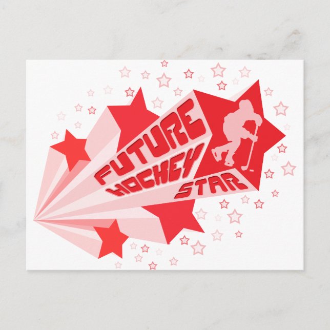 Cartão Postal Estrela de Hóquei Futuro (Frente)