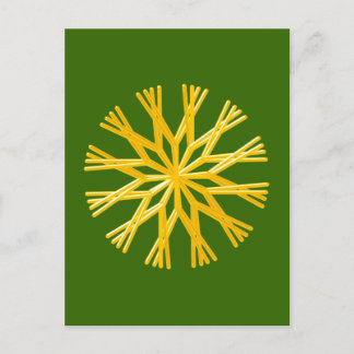 Cartão Postal estrela de palha Strohstern