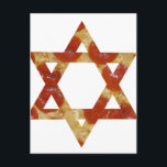 Cartão Postal estrela de pizza de david<br><div class="desc">"Estrela de pizza de david ", interfé, "inter-fé""estrela de david""feliz hanukkah""chanukah jedesejo"Hanukkah, canukah, chanukah, chanukah, chanukkah, hannuka "feriados de judeu""pizza chanukah" , pizza, pizza de pepperoni, canuka, brew, jew, judaica, judaism, , pizza canuka, pizza canukah, pizza chanukkah, pizza hannuka, pizza hannukah, </div>