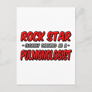 Cartão Postal Estrela de Rock .. Pneumologista