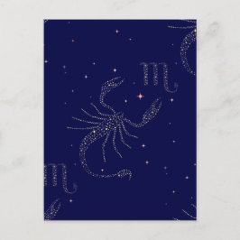 Cartão Postal estrela escorpião