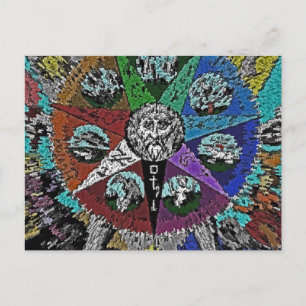 CARTÃO POSTAL ESTRELA ESOTÉRICA