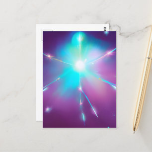 Cartão Postal Estrela espacial Surreal