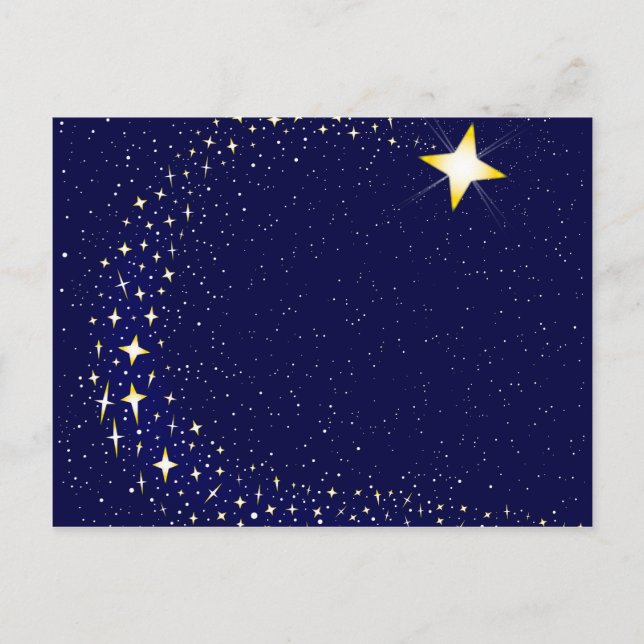 Cartão Postal Estrela fotografada (Frente)