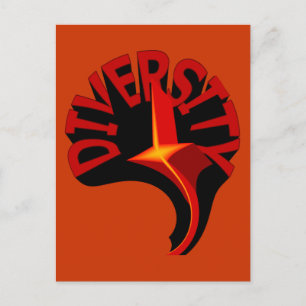 Cartão postal Estrela Giratória da Diversidade