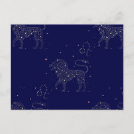 Cartão Postal estrela leo