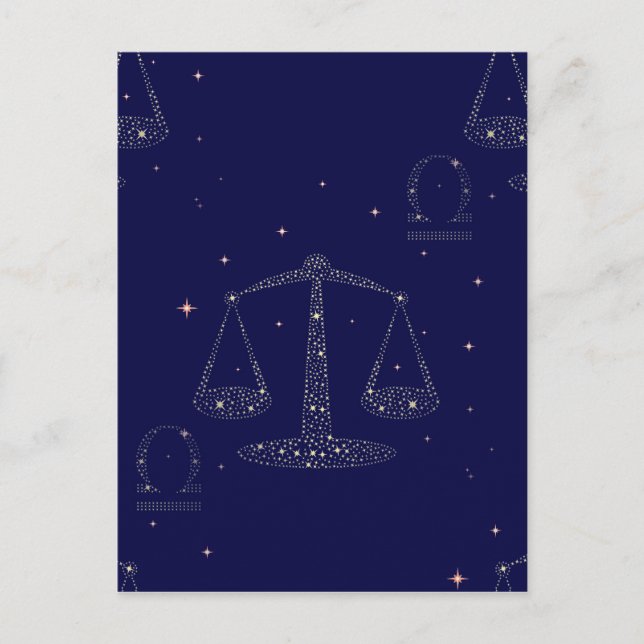 Cartão Postal estrela libra (Frente)