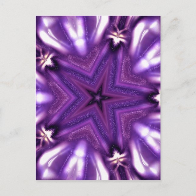 Cartão Postal Estrela roxa (Frente)
