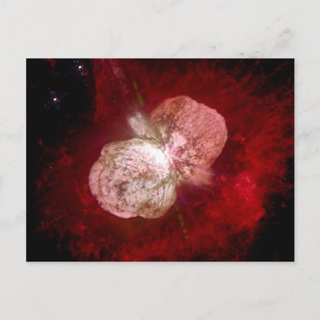Cartão Postal Estrela Super Massiva de Eta Carinae (Frente)